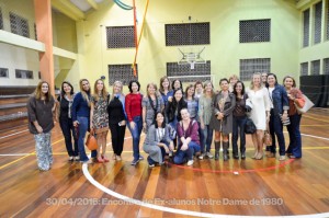 "Nossa vida era aqui", declararam as ex-alunas ao entrar no Ginásio de Esportes Note Dame e relembrar os grandes nomes do esporte nacional que saíram do Notre Dame como Isabel Salgado, Jaqueline Barroso e Suely Dedavid, todas da Seleção Brasileira. 