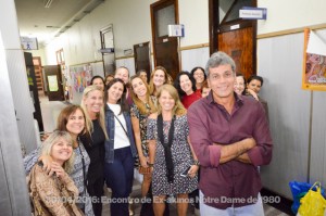 No evento, Marcos reviveu a experiência de ser o único menino da turma.