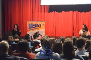 Daniela Thomé e Patrícia Barros falaram do processo de escolha profissional.