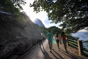 A trilha é tranquila, o que é de "tirar o fôlego" mesmo é o visual.