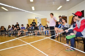 A dinâmica explicitou a importância de "tecermos" nossa vida.